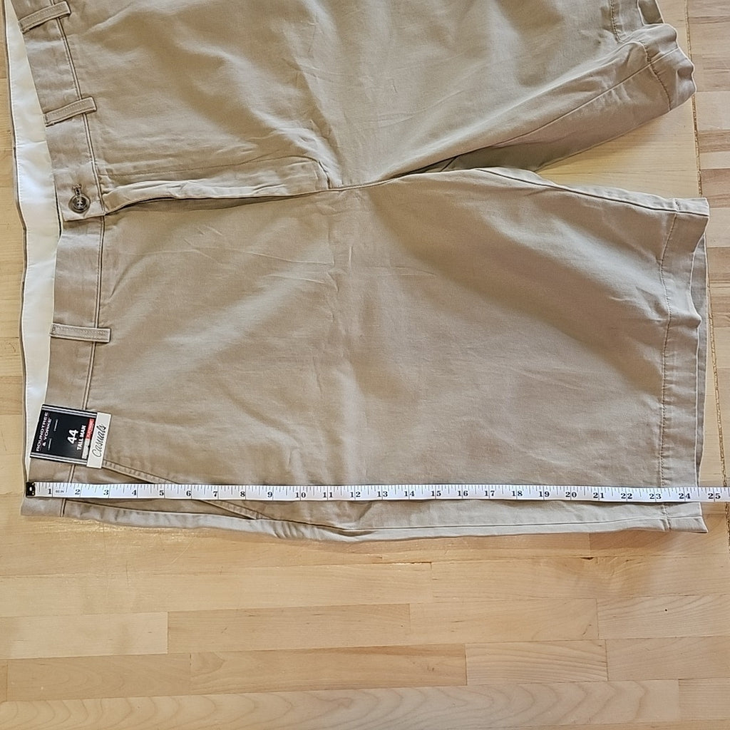 Roundtree & York Men's Size 44 Tan MENS Shorts