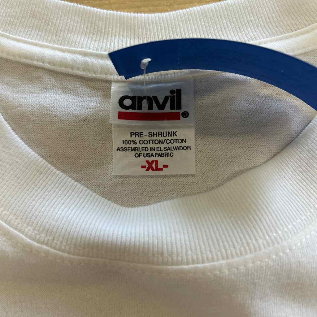anvil Size XL White Preloved MENS T-shirt