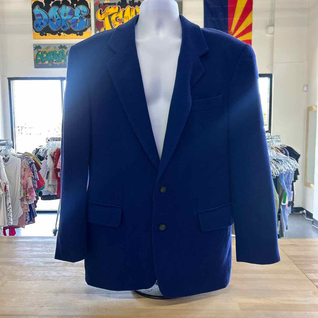 Paolo Negrato Classico Size M Blue Preloved MENS Blazer