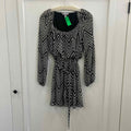 Speechless Size S Black/White Sheer Preloved Dress