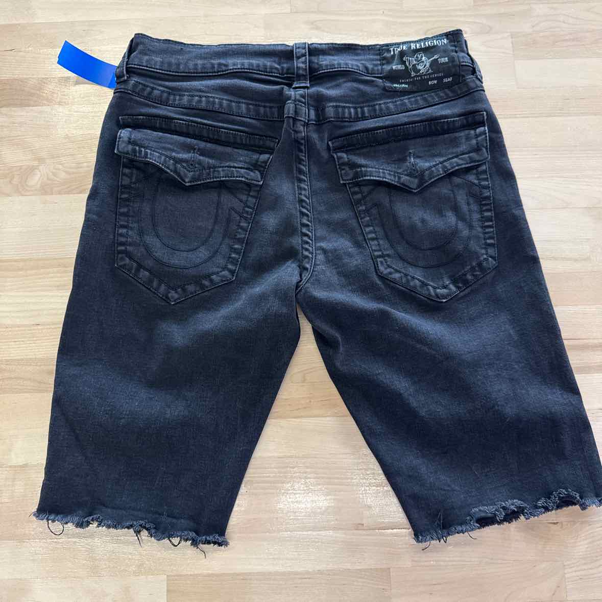 True Religion Men's Size 32 Black MENS Shorts