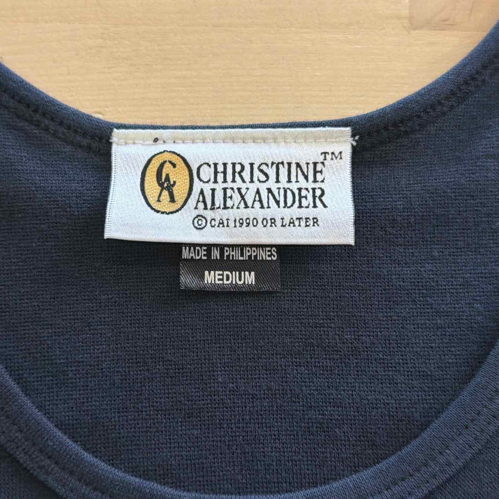 Christine Alexander Size M Black New Tank