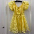 Pretty Garden Size M Yellow Preloved Dress
