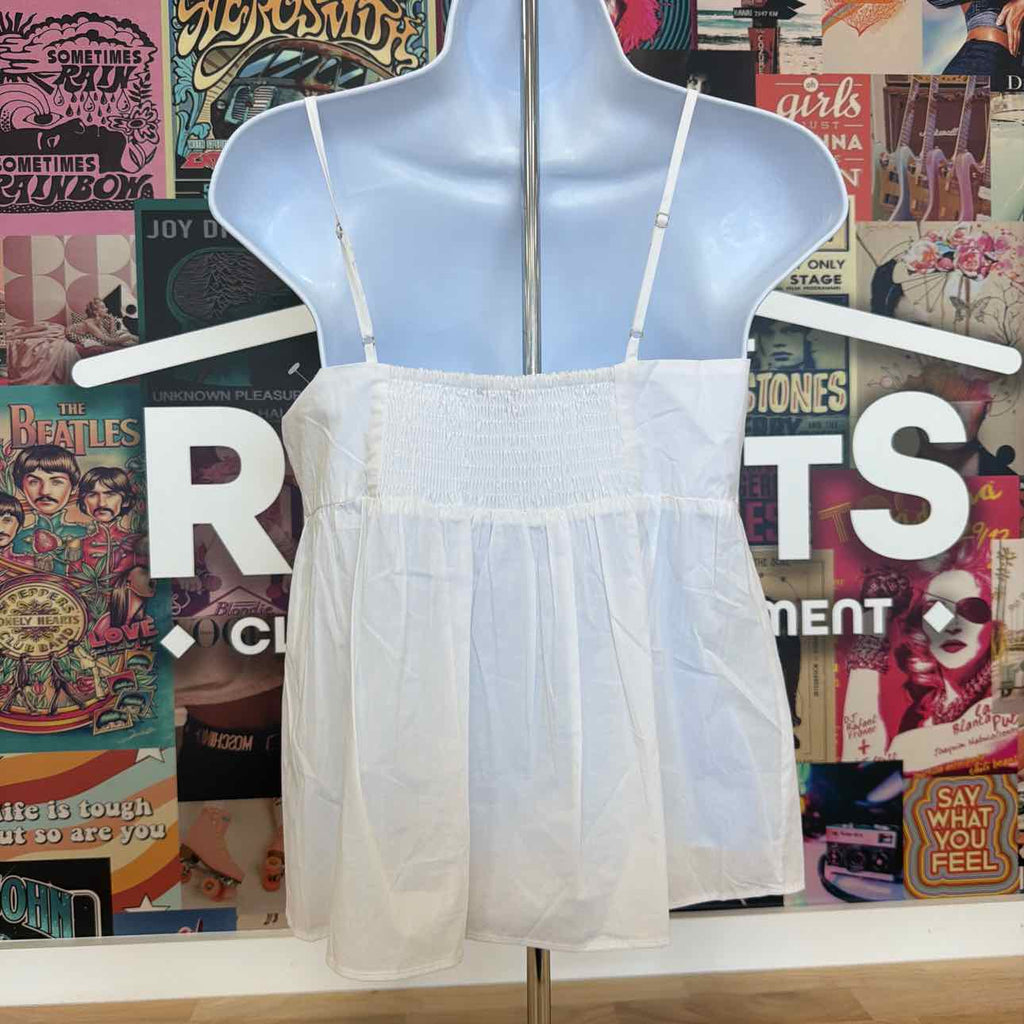1. State Size XS Front Tie Tank Blouse