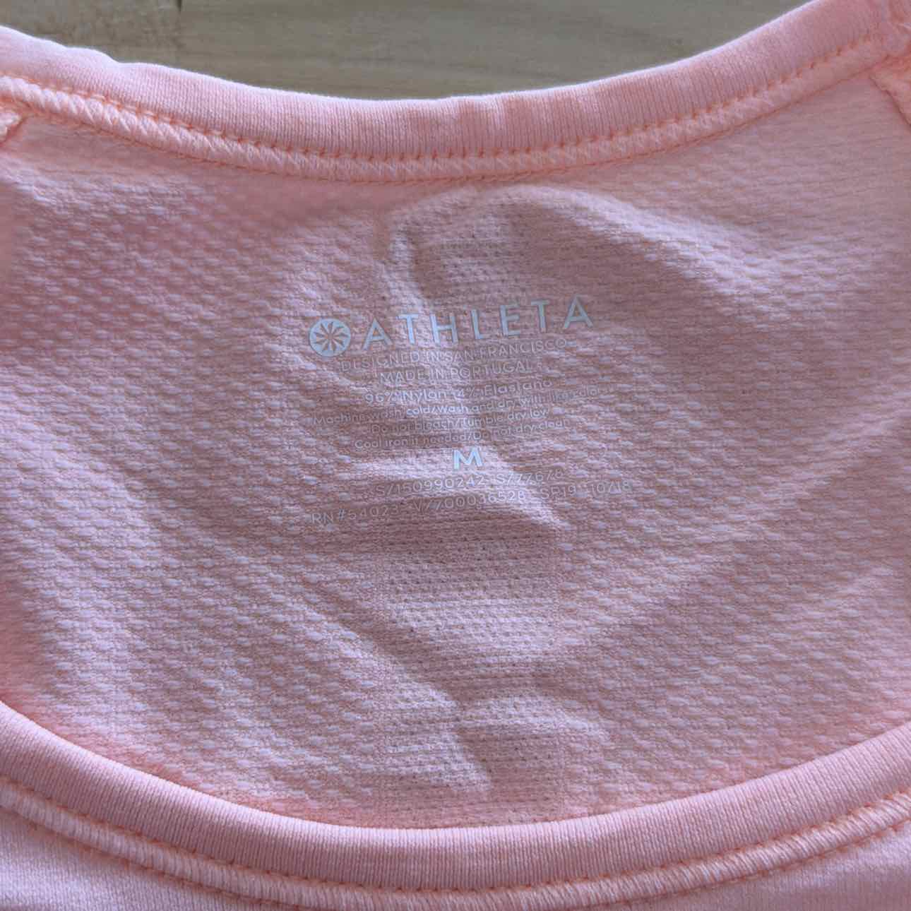 Athleta Size M Peach Used Shirt