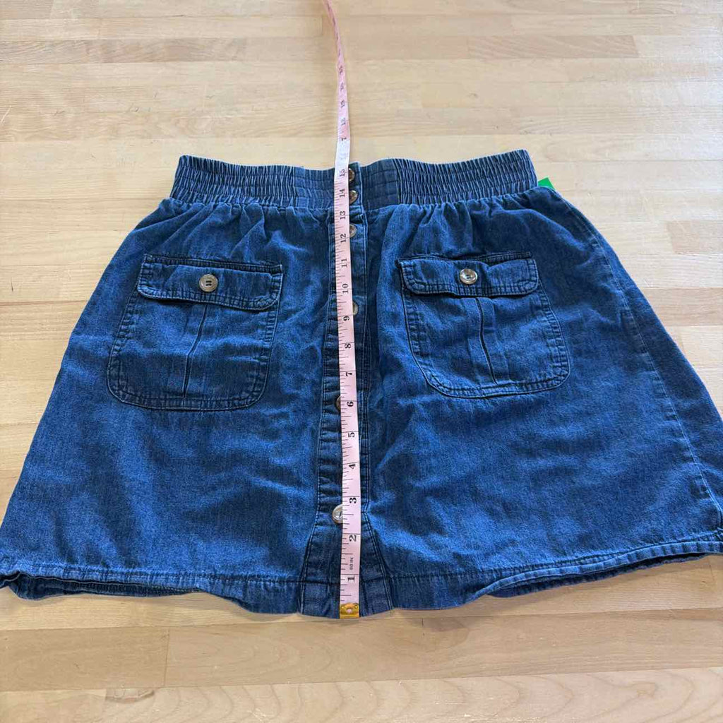 Copper Key Size 6 Denim Preloved Skirt