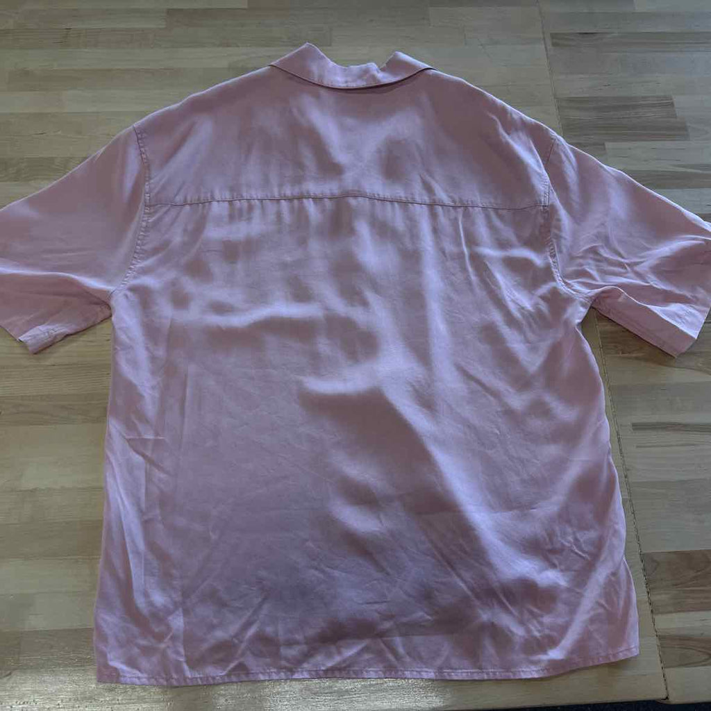 INC Size L Pink MENS Button Down Shirt