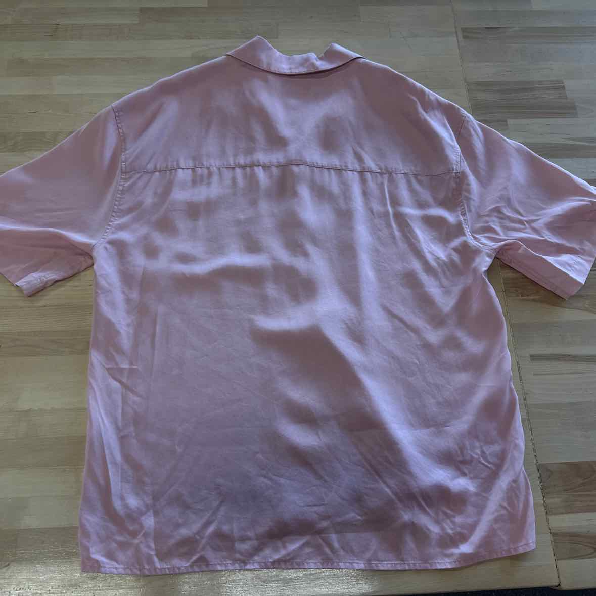 INC Size L Pink MENS Button Down Shirt