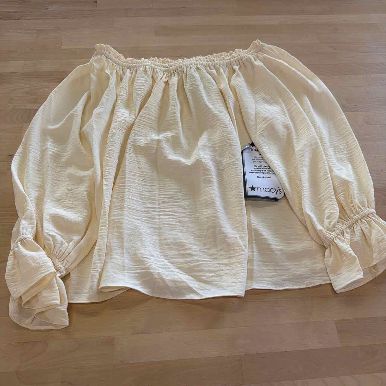 Womens MSK Off the Shoulder Ruffle Blouse