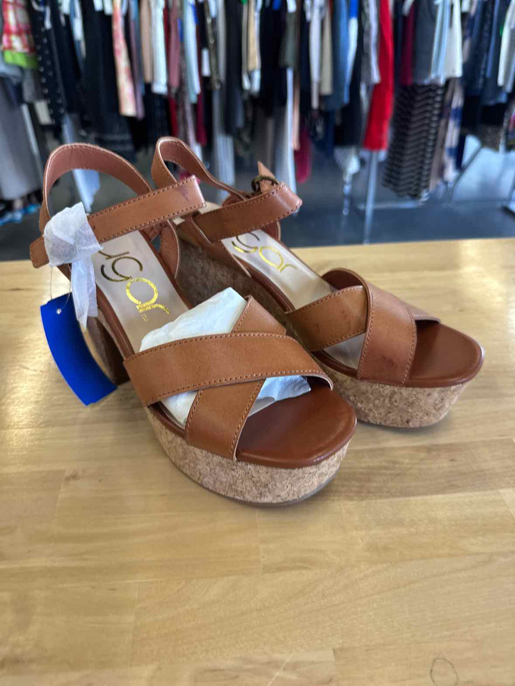 Sugar Shoe Size 9 Brown Heels