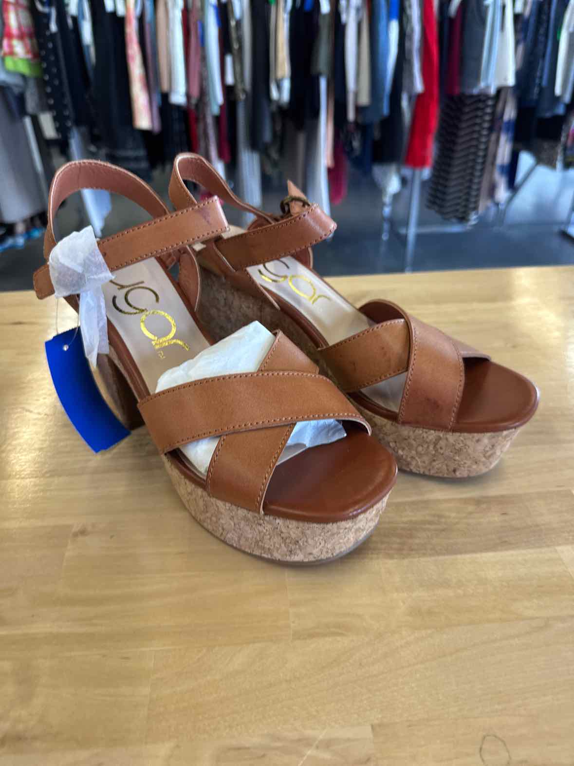 Sugar Shoe Size 9 Brown Heels