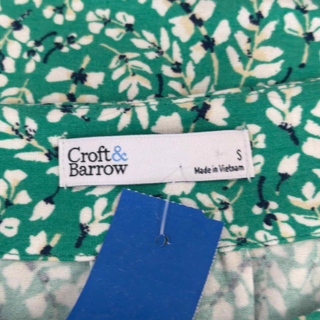 Croft&Barrow Size S Green Preloved Longsleeve