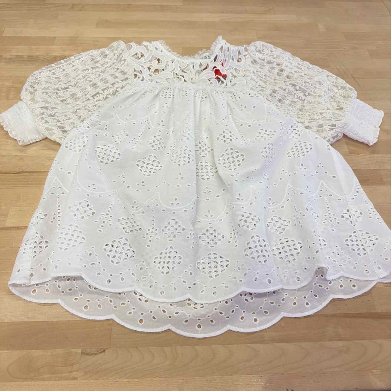 Conditions Apply Size S White Lace Preloved Blouse