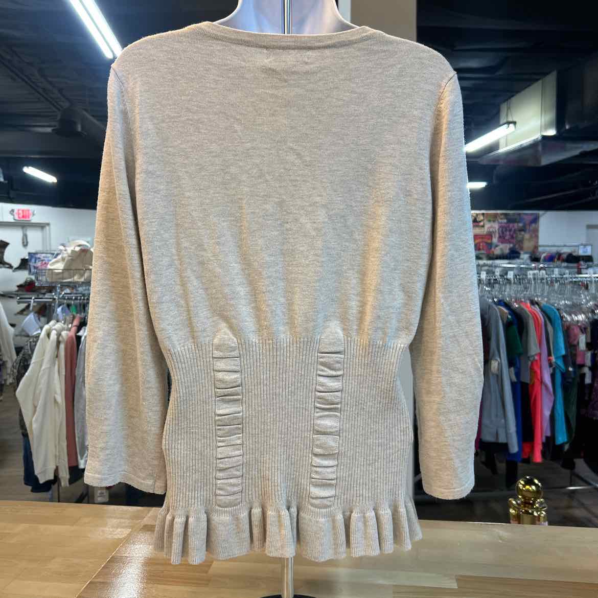 Joseph A Size M Beige Preloved Twinsets
