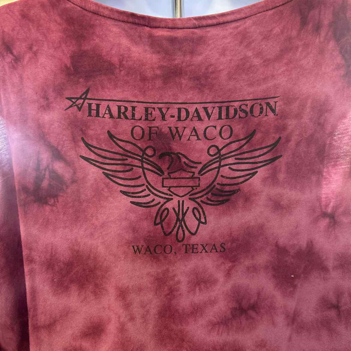 Harley Davidson Size 2XL Purple Rhinestone Cotton Preloved Longsleeve