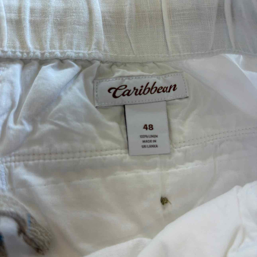 Caribbean Men's Size 48 White MENS Shorts