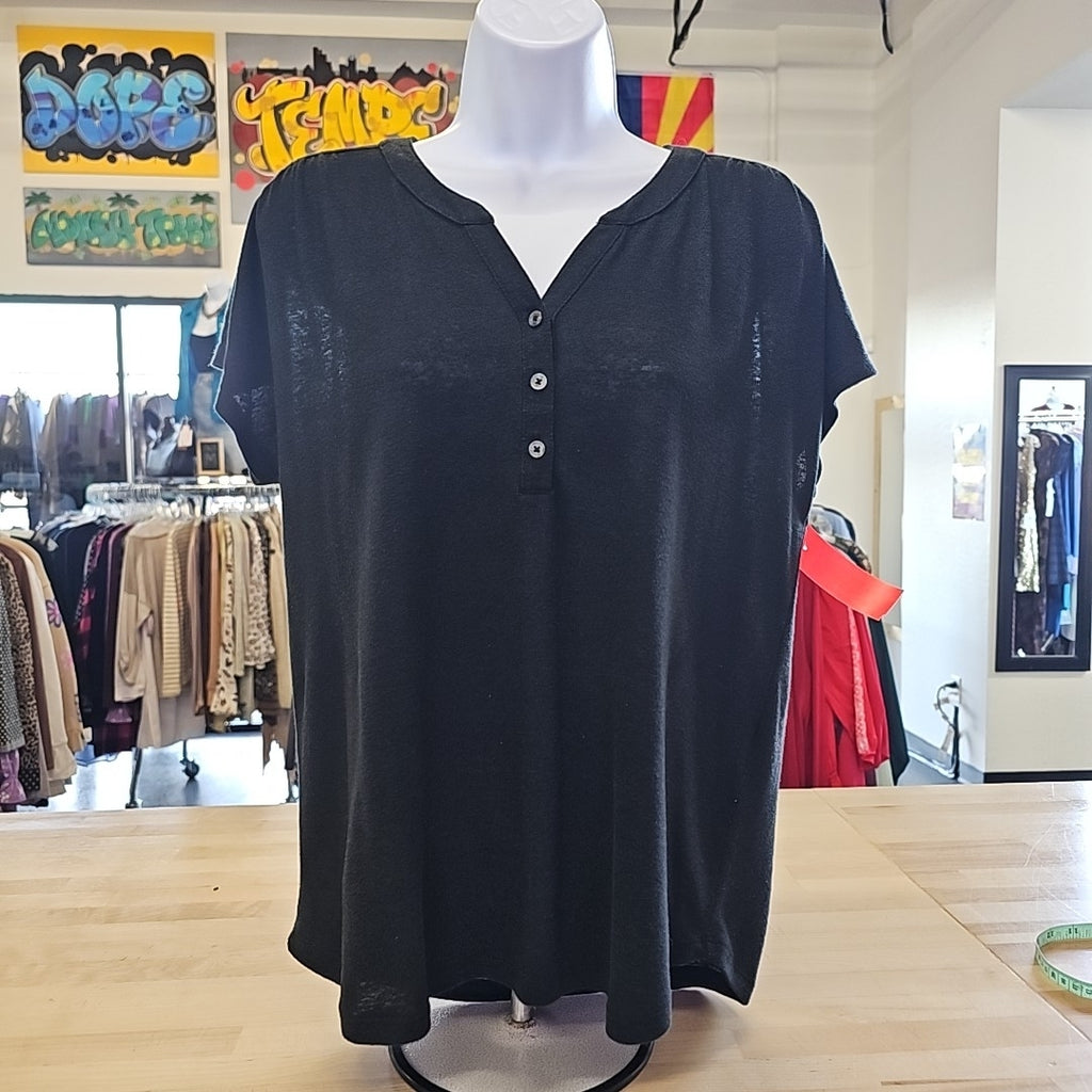 Style & Co. Size M Gray Preloved T-shirt