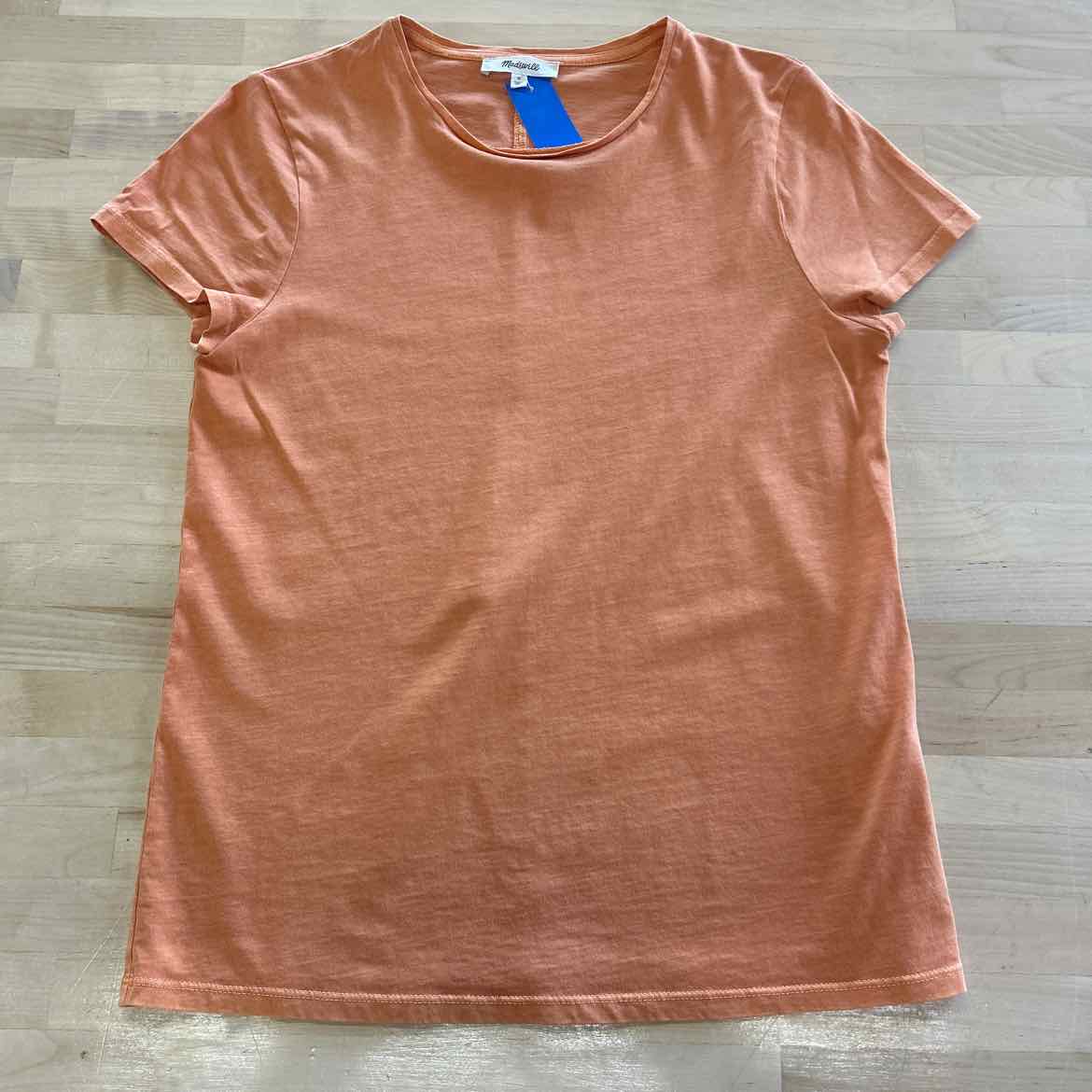 Madewell Size M Orange Preloved Shirt