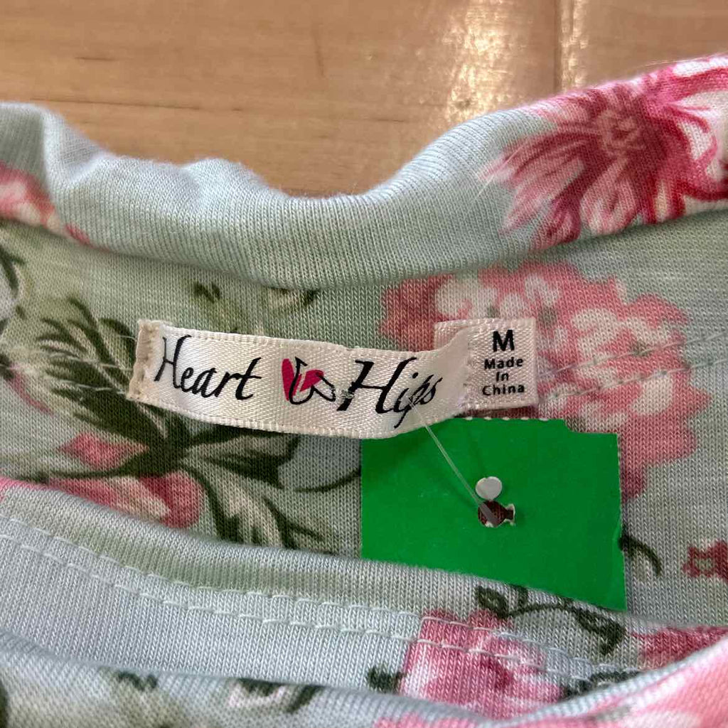 Heart & Hips Size M Green Preloved Jumper