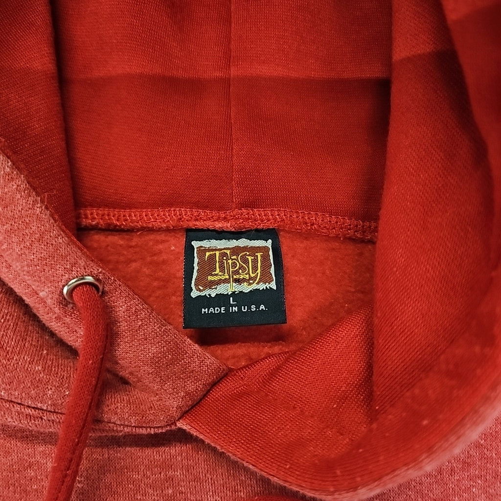 Tipsy Size L Red Hoodie