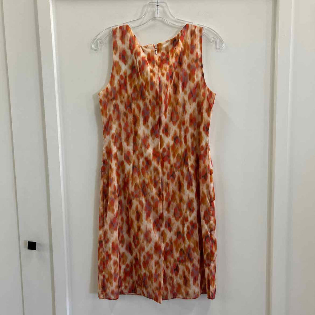 Ann Taylor Size 8P Orange/Red Preloved Dress