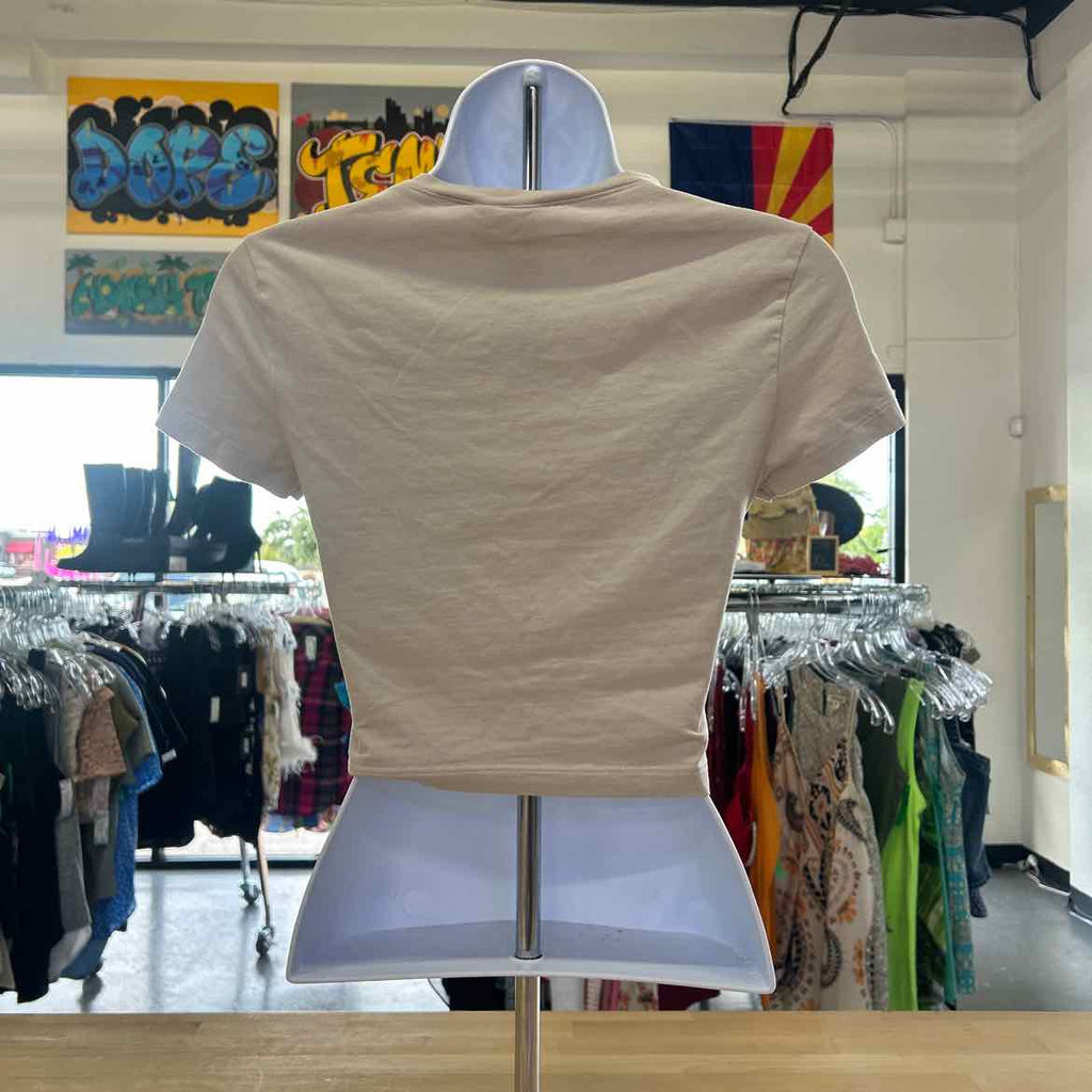 Divided Size S Tan Preloved T-Shirt SS
