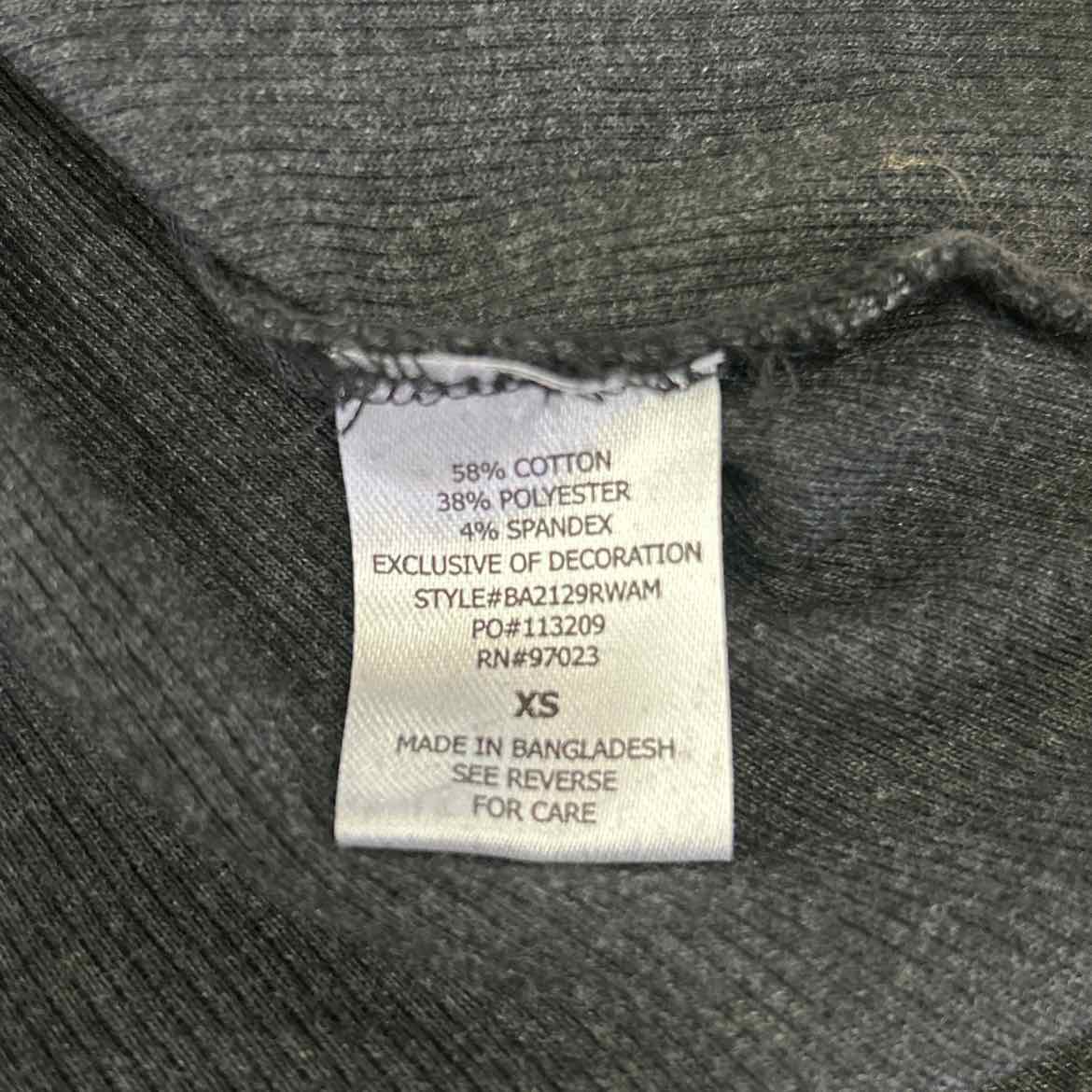 Rebellious One Juniors' Ribbed Washed Henley Tee - Black