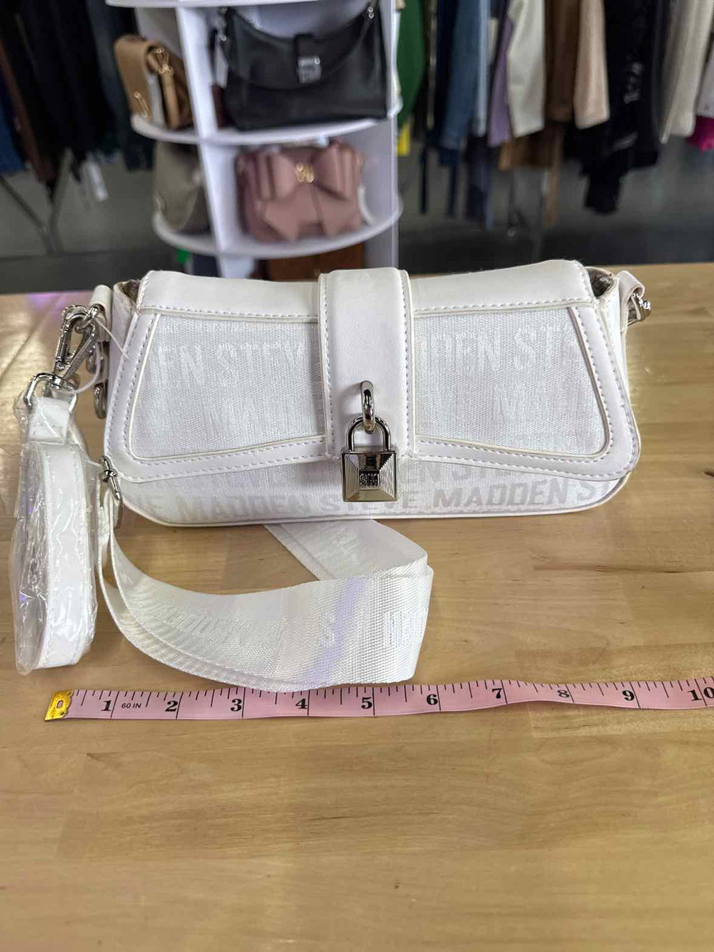Steve Madden White crossbody New Handbag NWOT