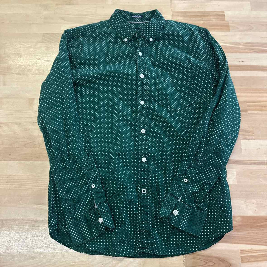 American Eagle Size S Green MENS Button Down Shirt