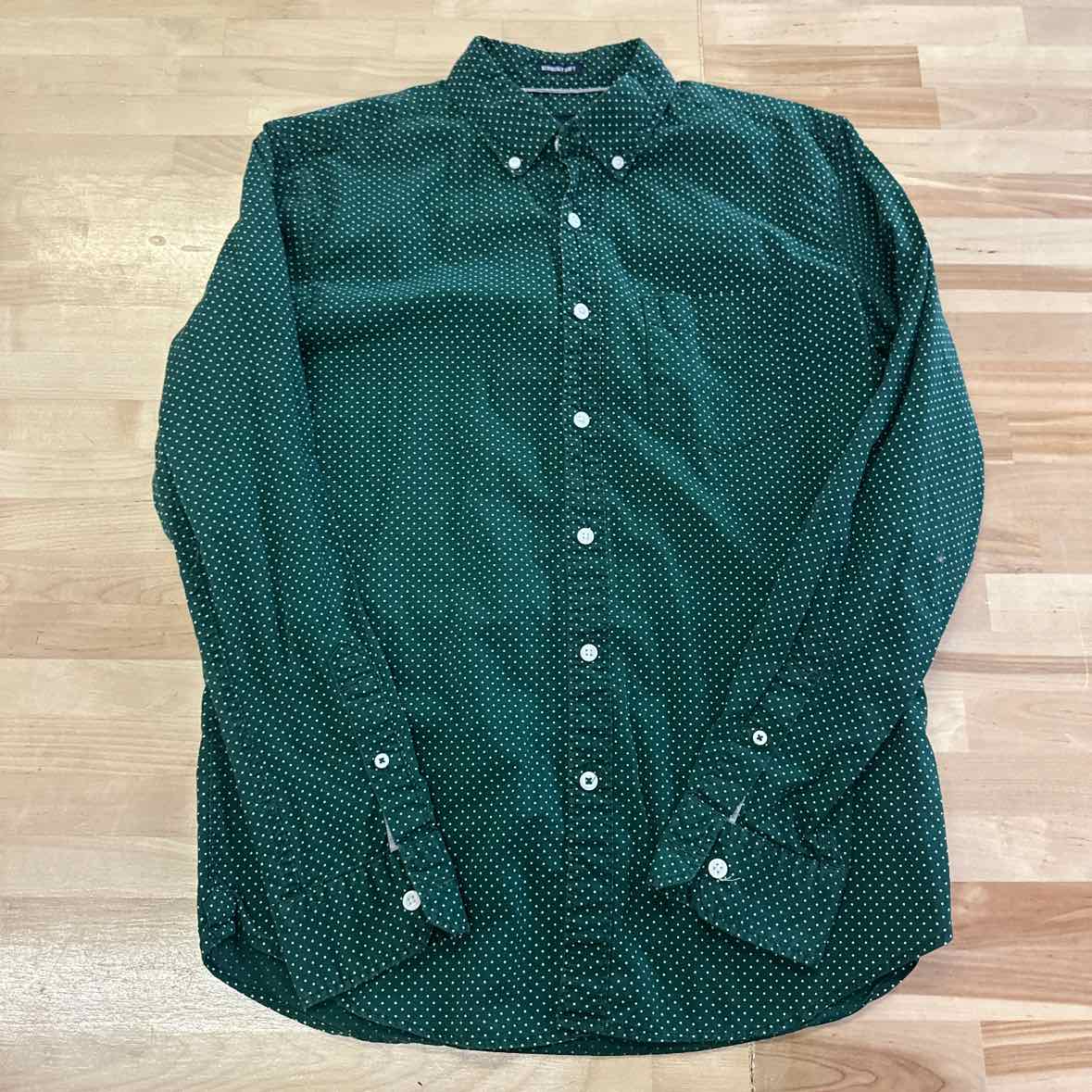 American Eagle Size S Green MENS Button Down Shirt