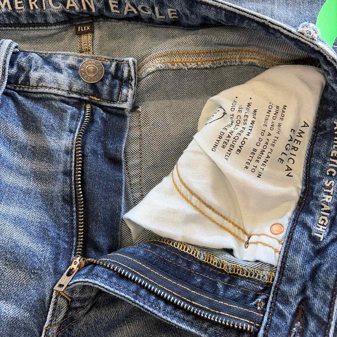 American Eagle Size 30x34 Blue MENS Jeans