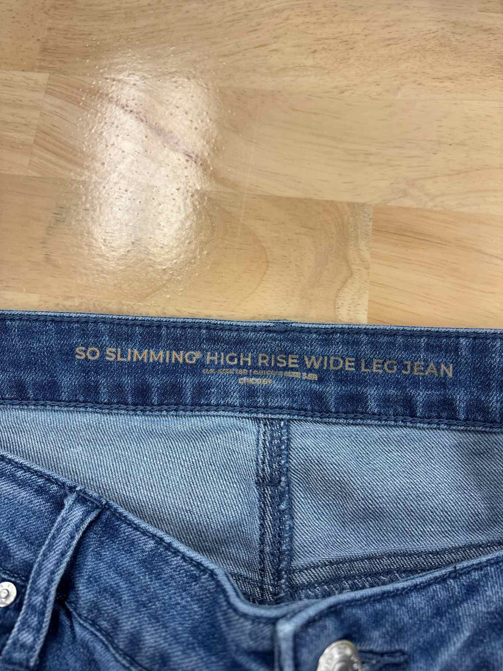 Chico's Size 3.5 (18) Blue Denim Preloved Jeans