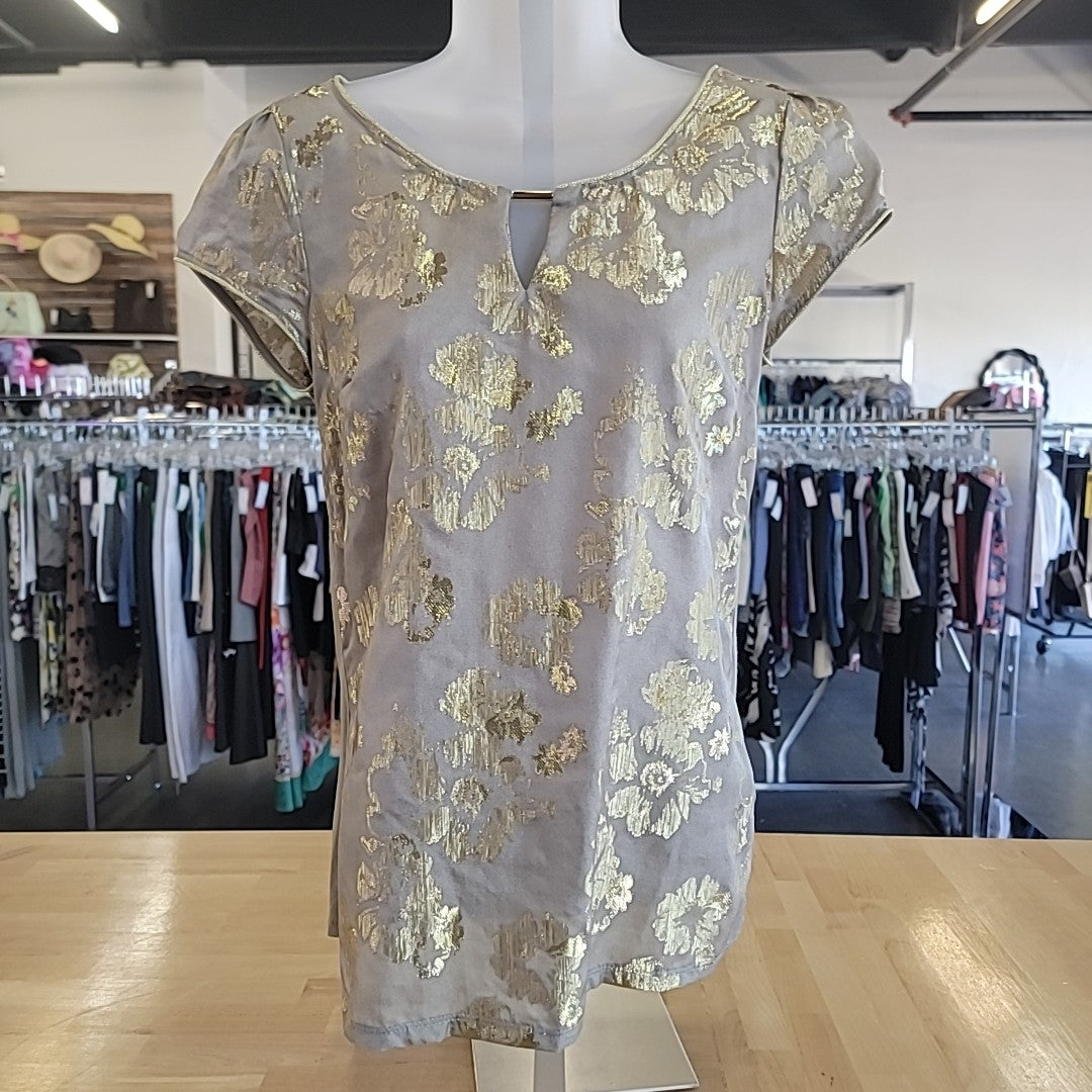 The Limited Size S Gold Green Blouse