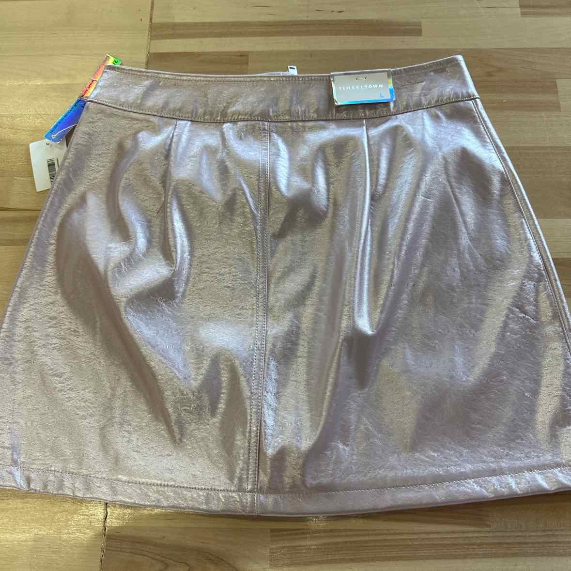 TINSELTOWN Size L Pink Skirt