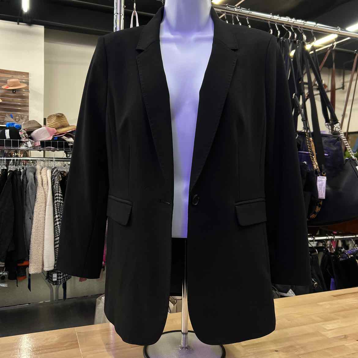 DNKY Size 6 Black Blazer