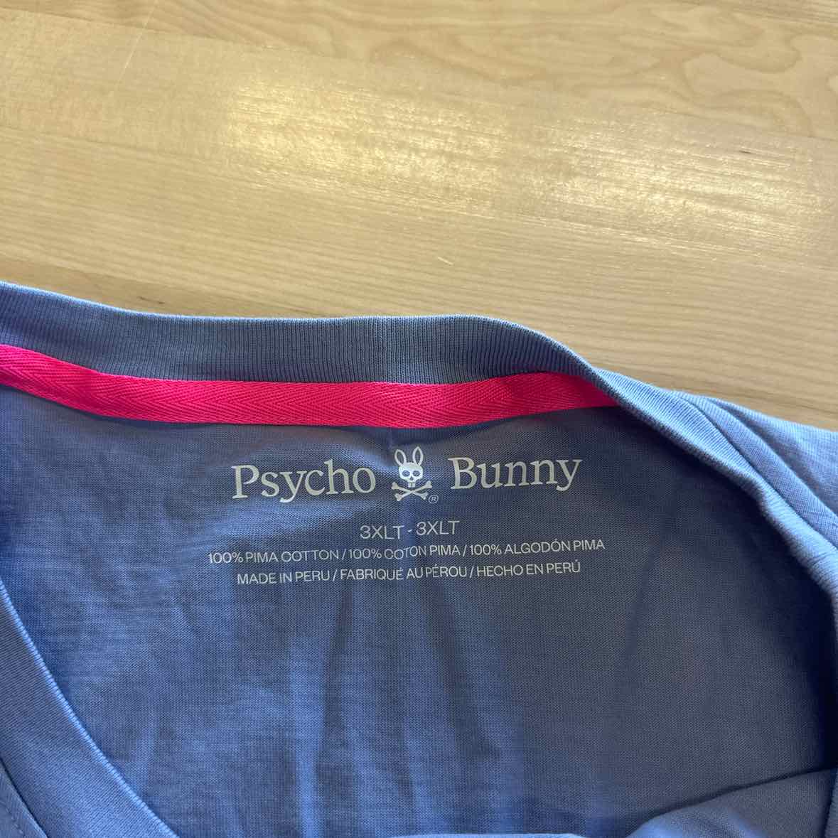 Psycho Bunny Size 3XL Purple MENS T-shirt