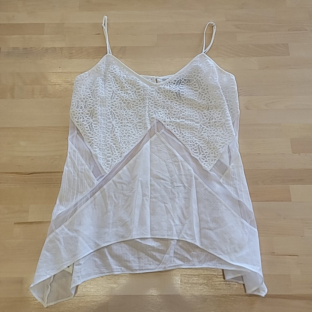 BCBG Size S White Tank