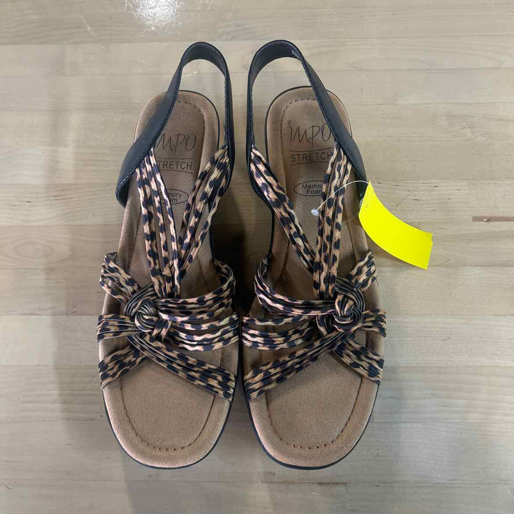 Impo Size 9.5 Black Wedges
