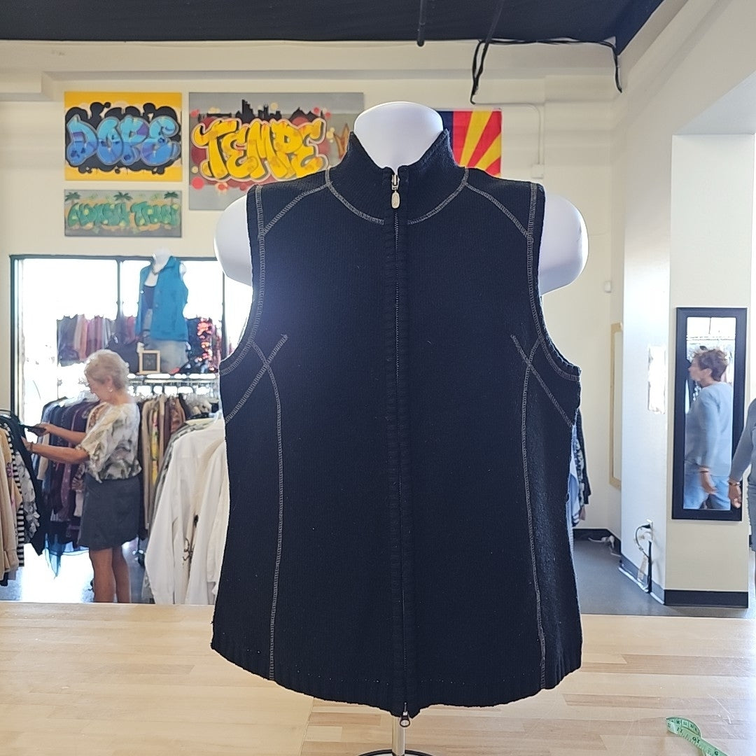 Eddie Bauer Size L Black Used Vest