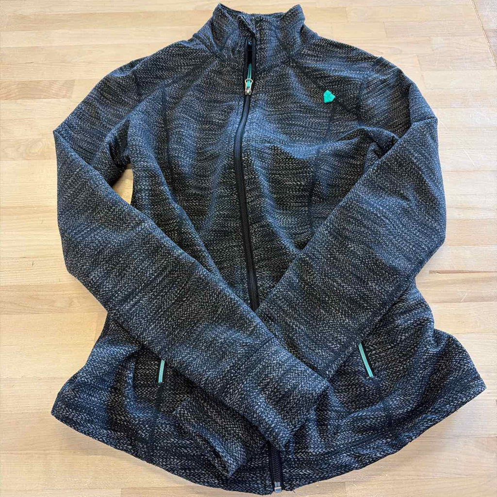 tangerine Size S Gray/Black Used Athletic Jacket