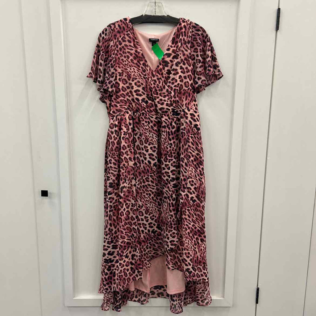 Torrid Size 0 Pink Preloved Dress