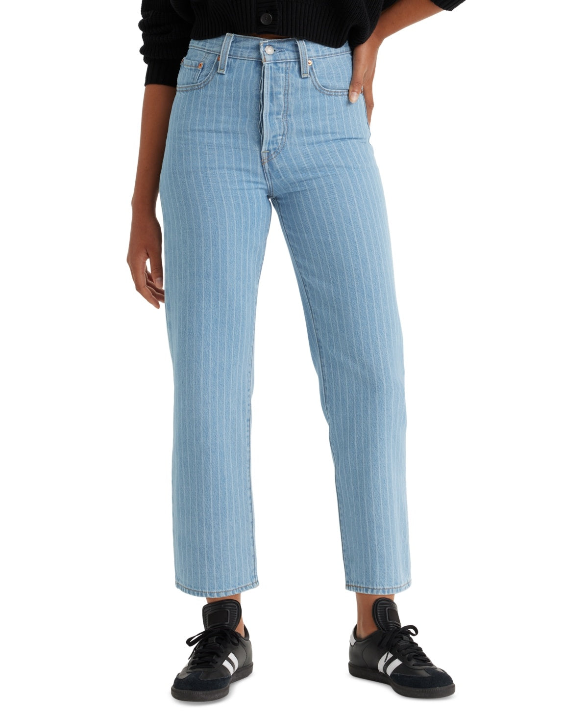 Levi's Women's Ribcage Ultra High Rise Straight Ankle Jeans