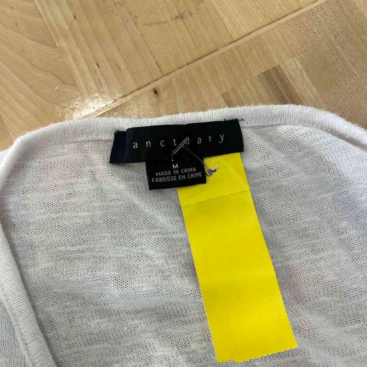 Sanctuary Size M White Preloved Longsleeve