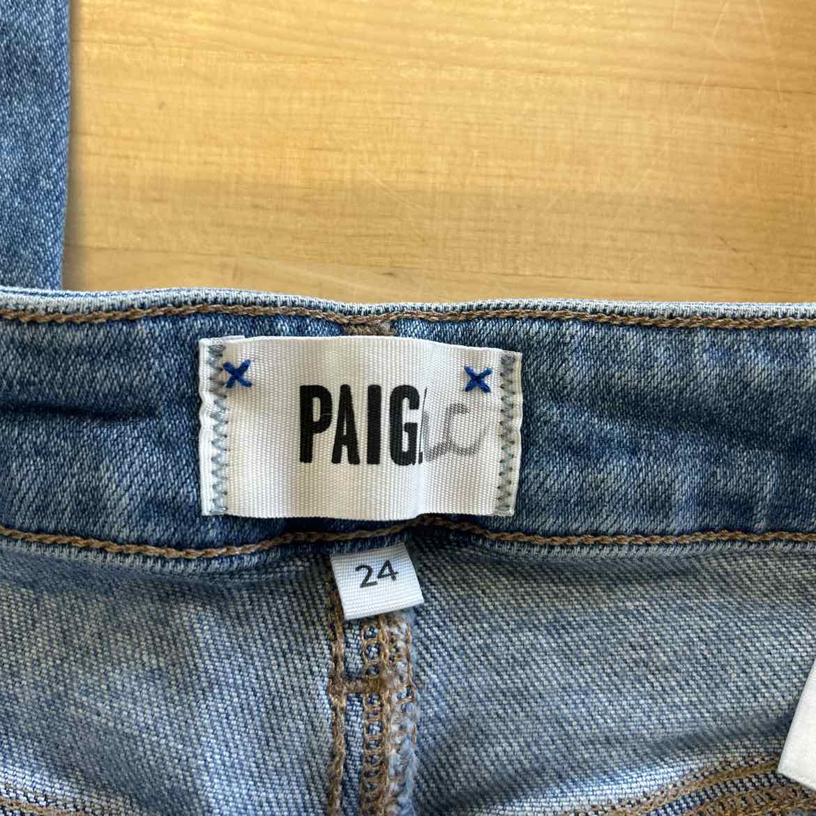 Paige Size 24 Denim Preloved Jeans