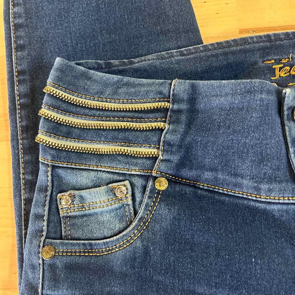 Studio F Size 12 Blue Denim Preloved Jeans