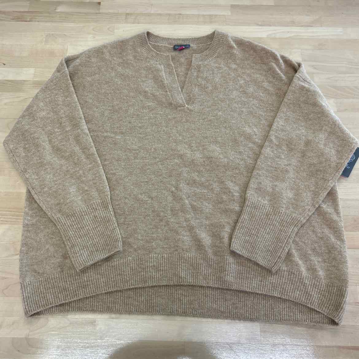 Vince Camuto Size XL Brown Sweater