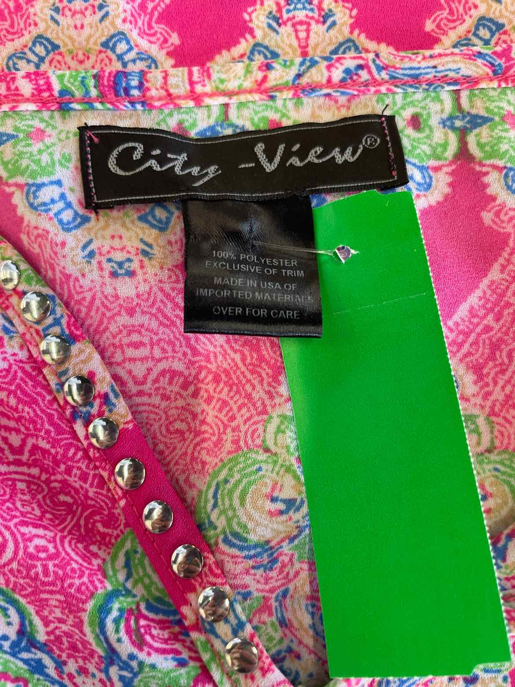 City View Size L Pink Blouse