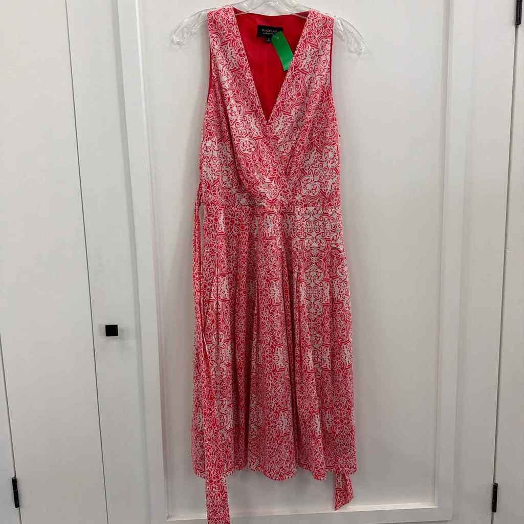 Black Label Size 12 Orange Preloved Dress