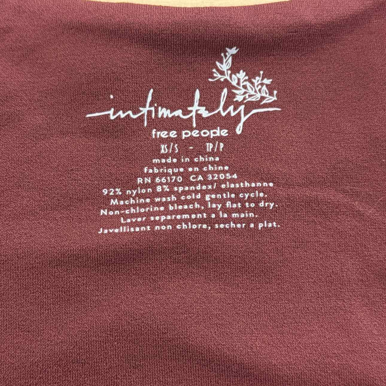 Women's Free People Clean Lines Sunfade Shirt XS/S Nutmeg