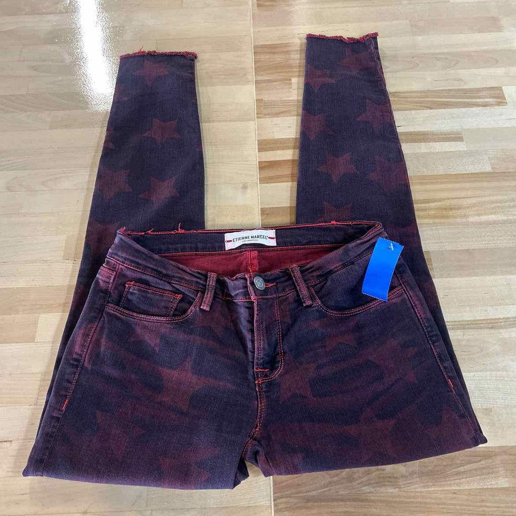 Etienne Marcel Size 28 Red Denim Preloved Jeans